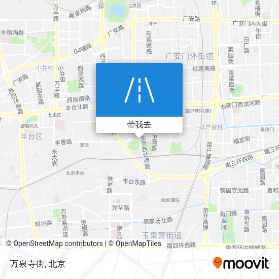 万泉寺街地图