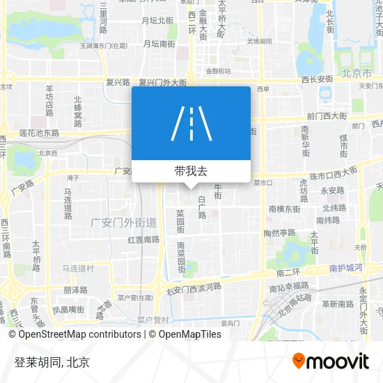 登莱胡同地图