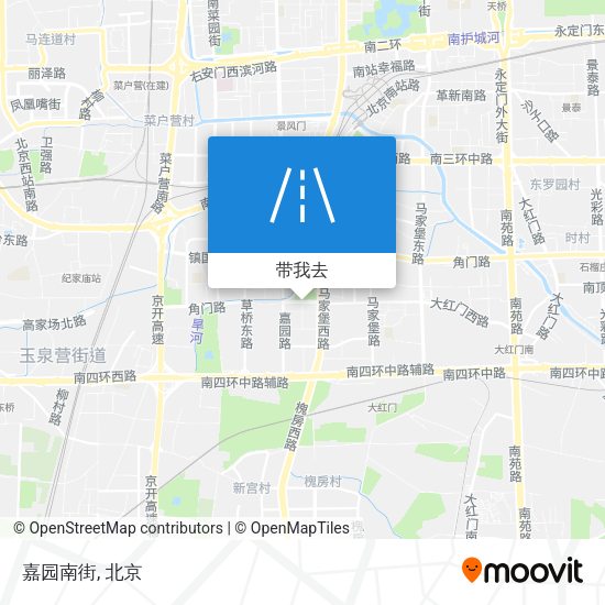 嘉园南街地图