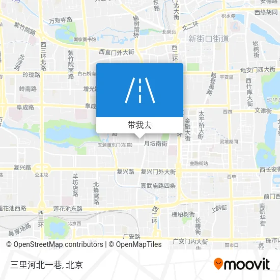 三里河北一巷地图