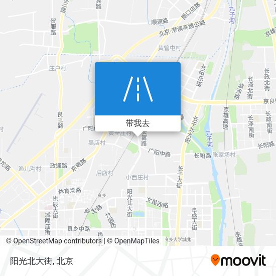 阳光北大街地图
