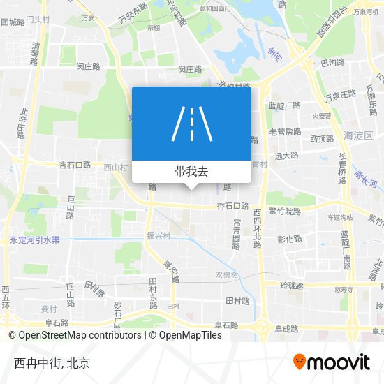 西冉中街地图