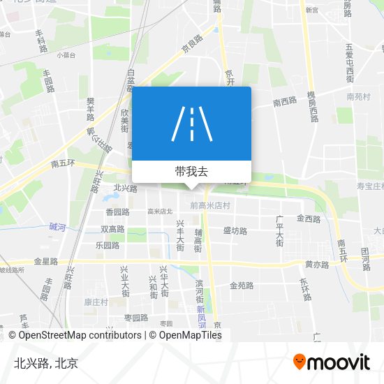 北兴路地图