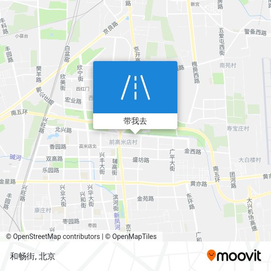 和畅街地图