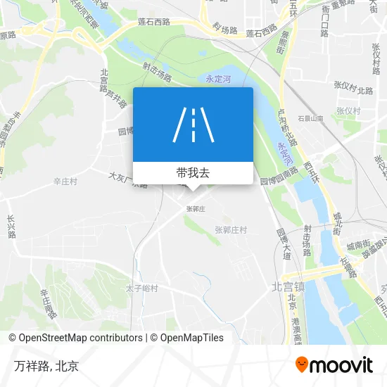 万祥路地图