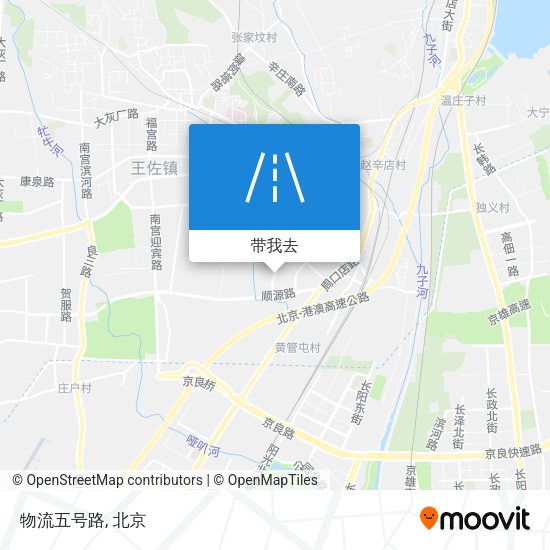 物流五号路地图