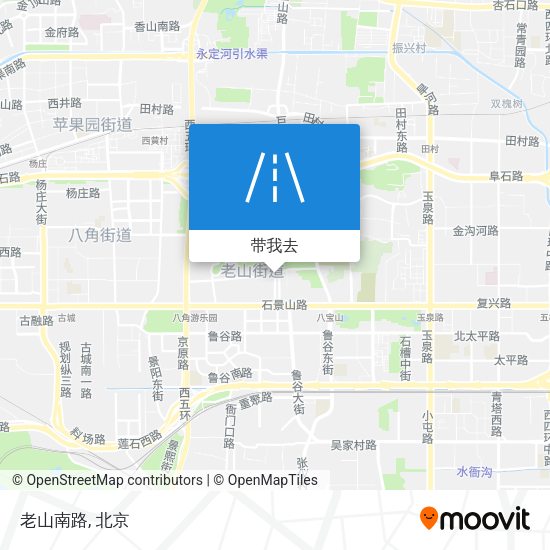 老山南路地图