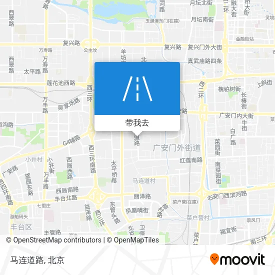 马连道路地图
