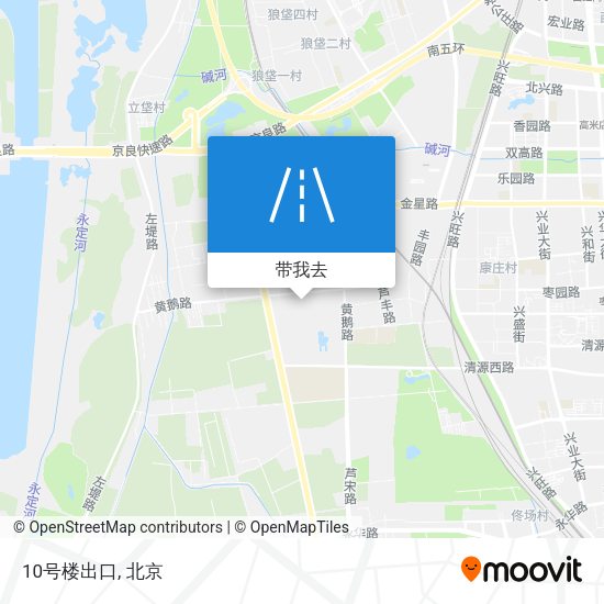 10号楼出口地图