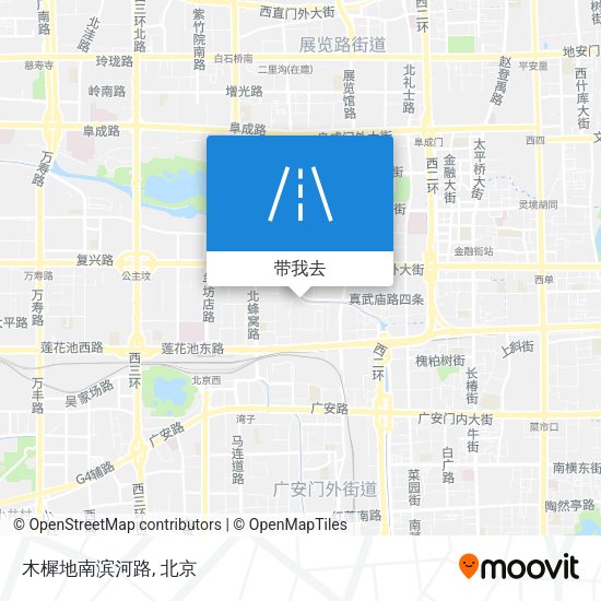 木樨地南滨河路地图