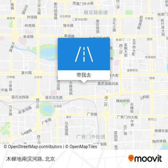 木樨地南滨河路地图
