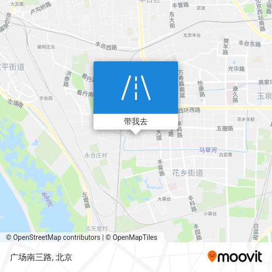 广场南三路地图