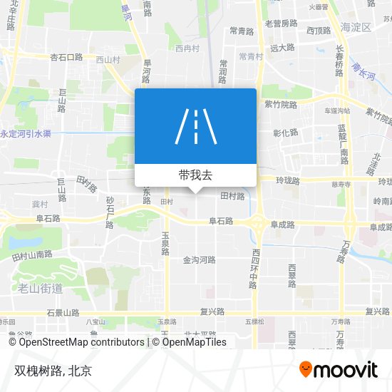 双槐树路地图