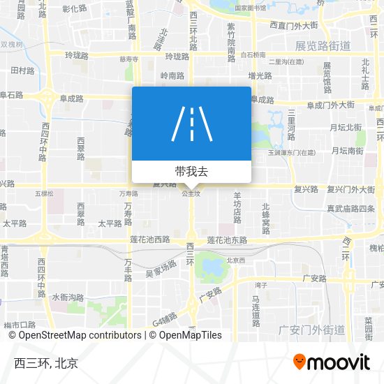 西三环地图