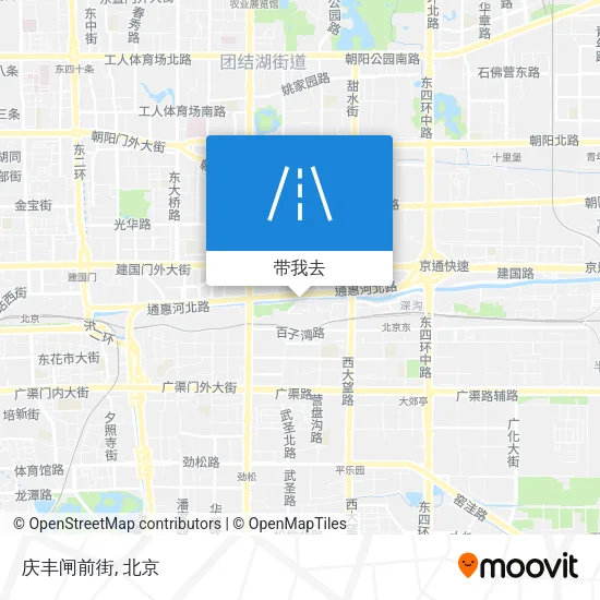 庆丰闸前街地图