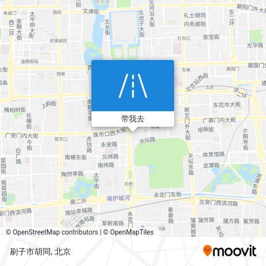 刷子市胡同地图