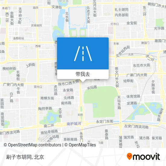 刷子市胡同地图