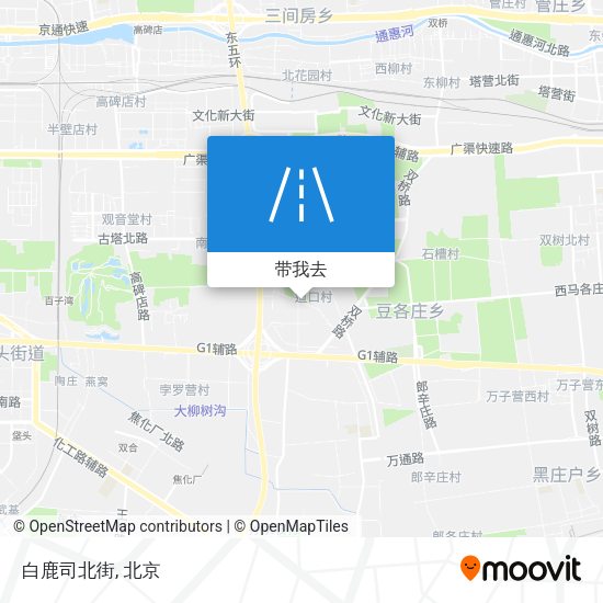 白鹿司北街地图