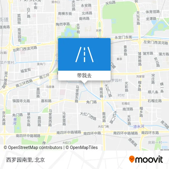 西罗园南里地图