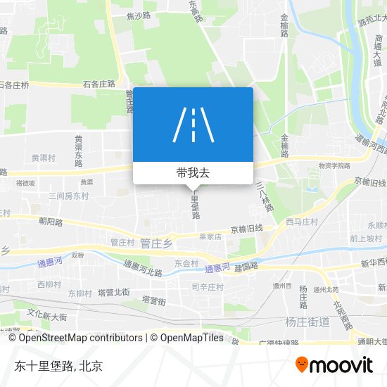 东十里堡路地图