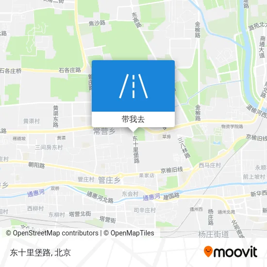 东十里堡路地图