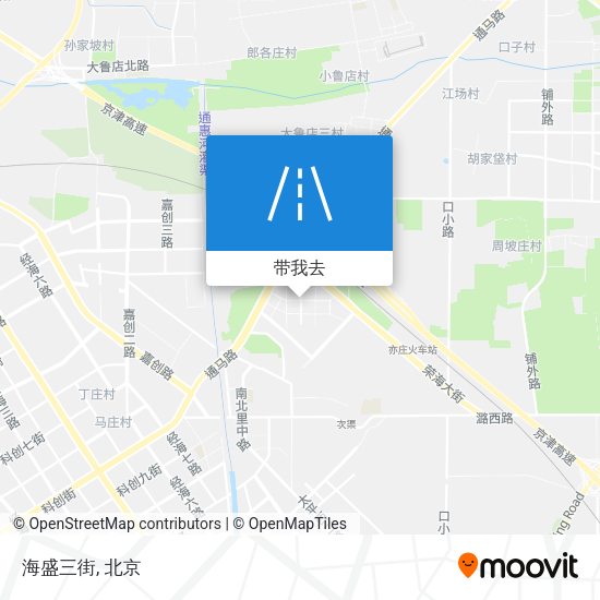 海盛三街地图