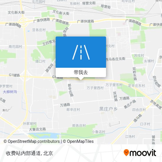 收费站内部通道地图