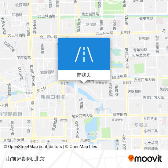山前局胡同地图