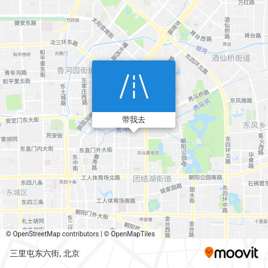 三里屯东六街地图
