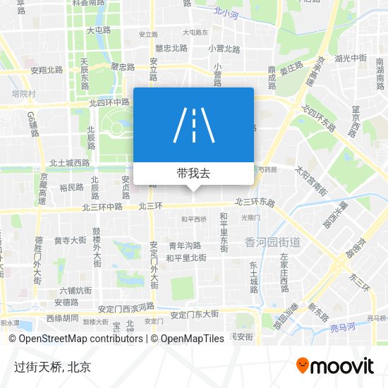 过街天桥地图