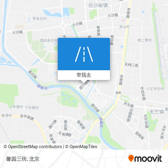 馨园三街地图