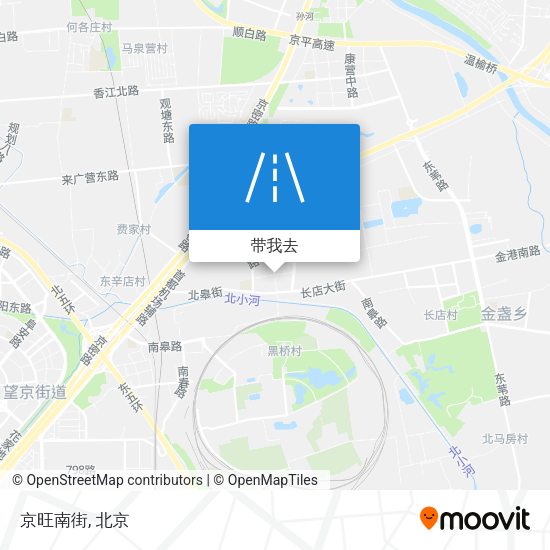 京旺南街地图