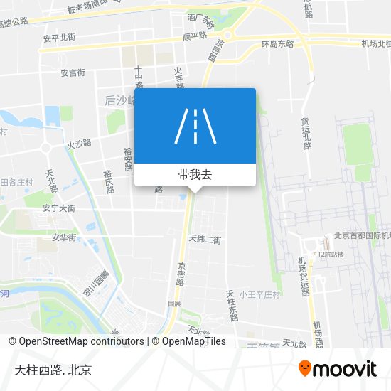 天柱西路地图