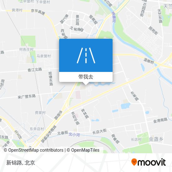 新锦路地图