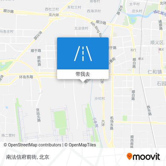 南法信府前街地图