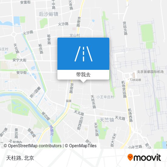 天柱路地图