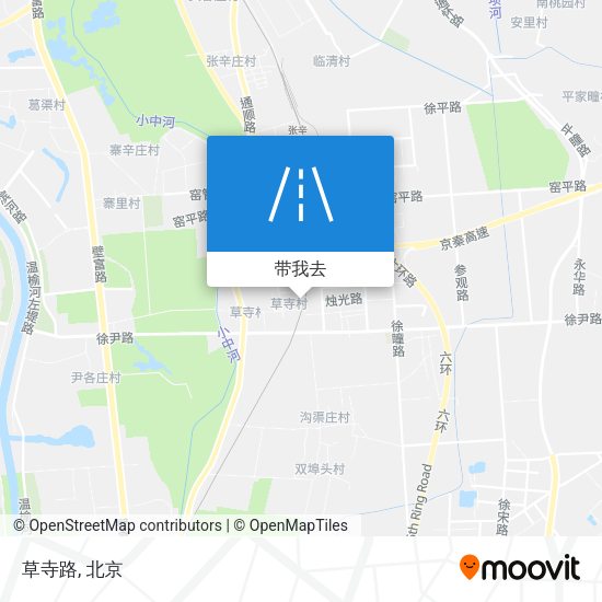 草寺路地图
