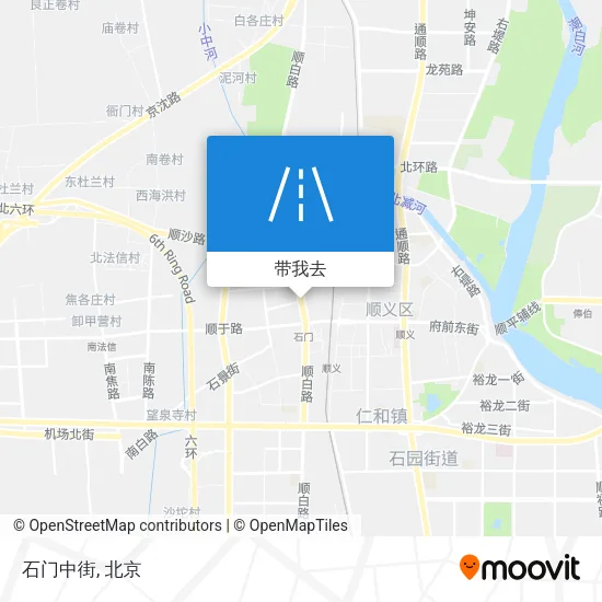 石门中街地图
