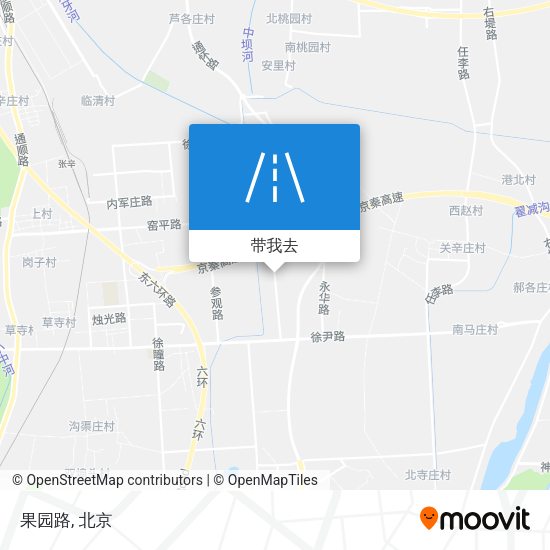 果园路地图