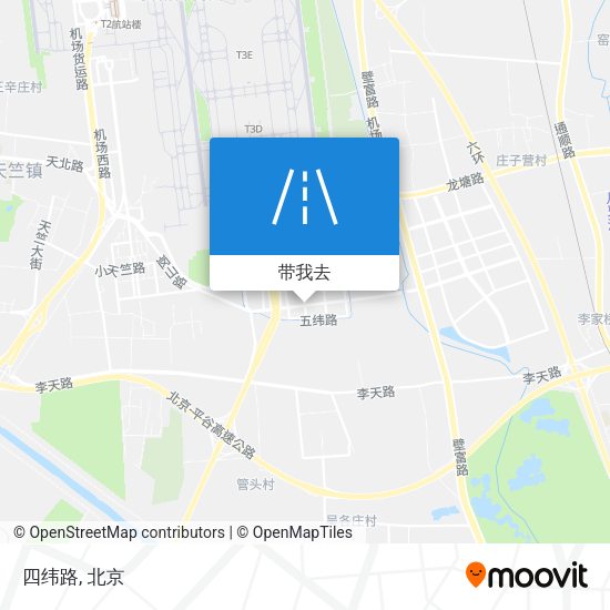 四纬路地图