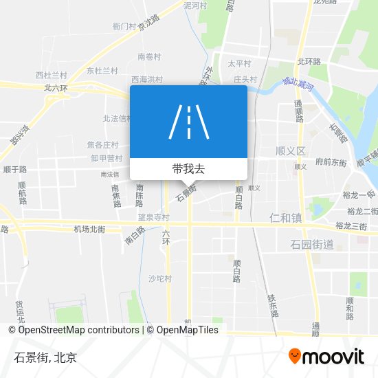 石景街地图