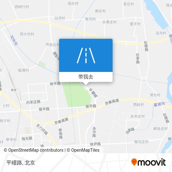 平瞳路地图