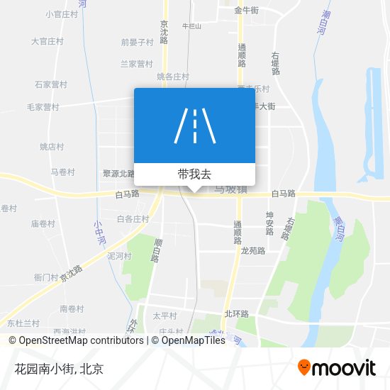 花园南小街地图