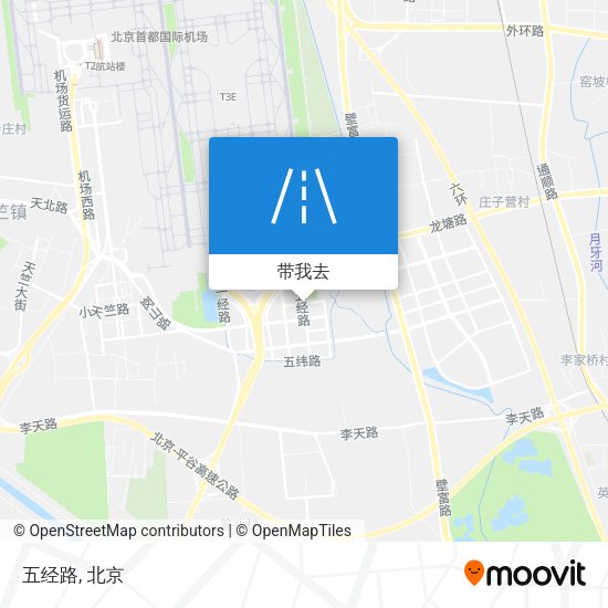 五经路地图