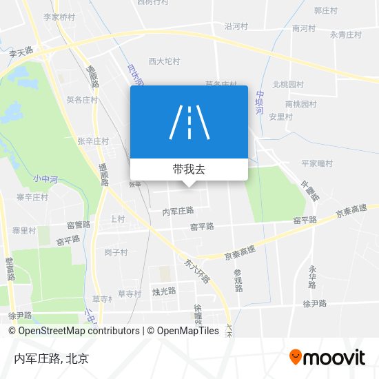 内军庄路地图
