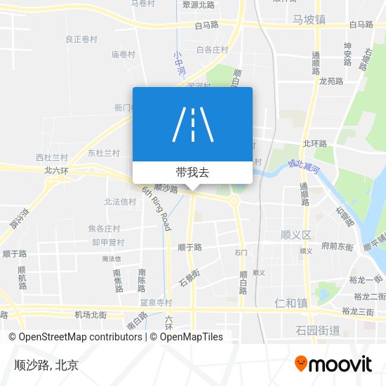 顺沙路地图