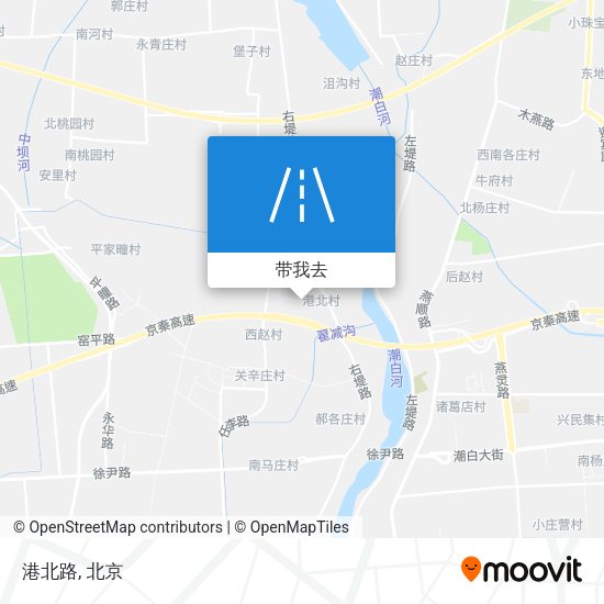 港北路地图