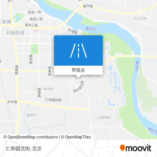 仁和园北街地图