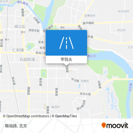 顺福路地图
