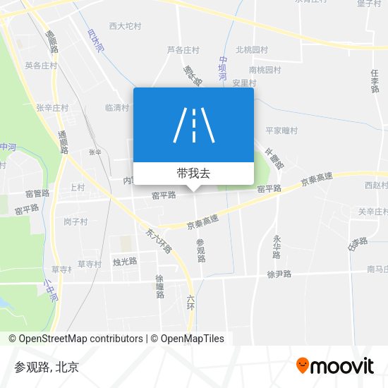 参观路地图